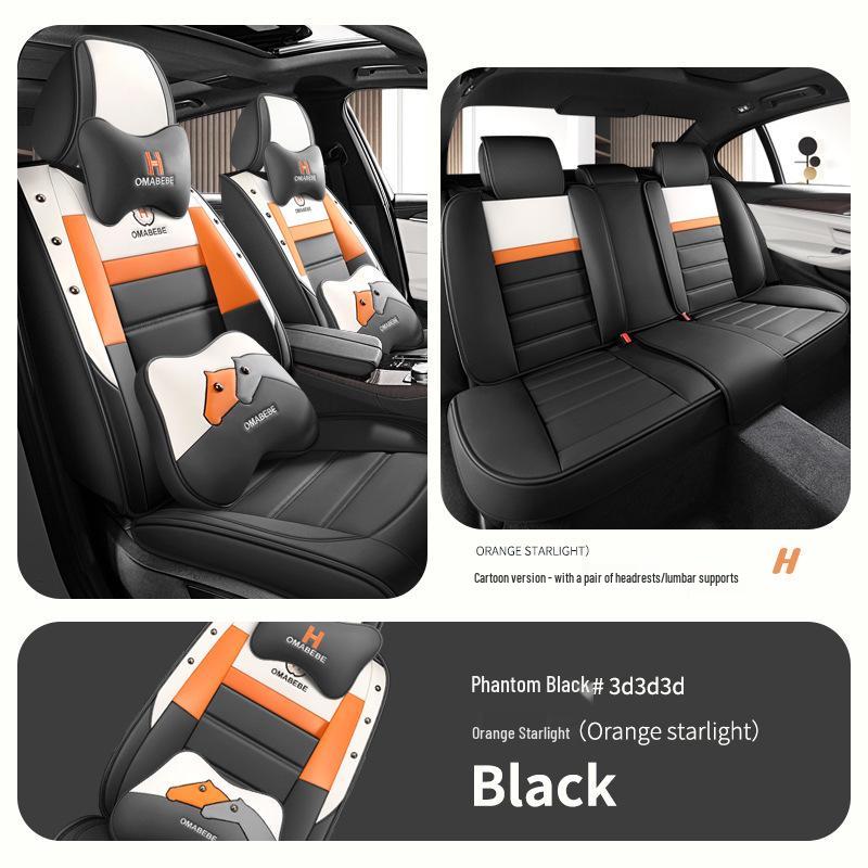 Yuexiang V3 Aeolus AX7 Yixuan MAX Orange Star Light Hermes Nappa Leather Car Seat Cushion