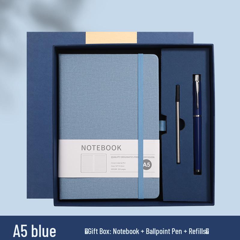 Wysokiej jakości, spersonalizowany notes A5 z gumką do biznesu i biura