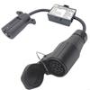 Q9QD Weather Resistant 7 Pin To 13 Pin Trailer Plugs Adapter for Vehicle