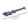 27cm 3D-Druck Doppelkopf Meeresdrache Gelenke Bewegliches Modell Simulation Chinesischer Göttlicher Drache Spielzeug Heimdekoration Kindergeschenk