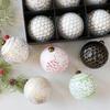 12PCS Plastic Christmas Ball Set Multicolor Xmas Baubles Retro Christmas Tree Balls  Window display