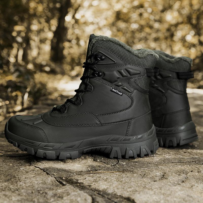 Men Warm Lined Outdoor Hiking Shoes Outdoor Shoes Everyday Walking and Casual Wear Commuting and Travel Daily Wear Sizes 39-47
