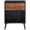 VidaXL Bedside Table 40x30x50 Cm Solid Teak Wood 358529