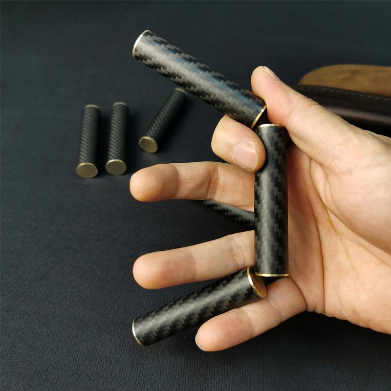 Magnetic Metal Carbon Fiber Three Section Stick Rotating Cool Stuff EDC Fidget Toys Stress Relief for Adults Creative Gift