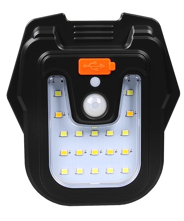 

Bright Solar Clip Sensor Light USB Rechargeable LED Lamp 4 Modes Waterproof Light for Plant Camping Patio Yard Outdoor Decor