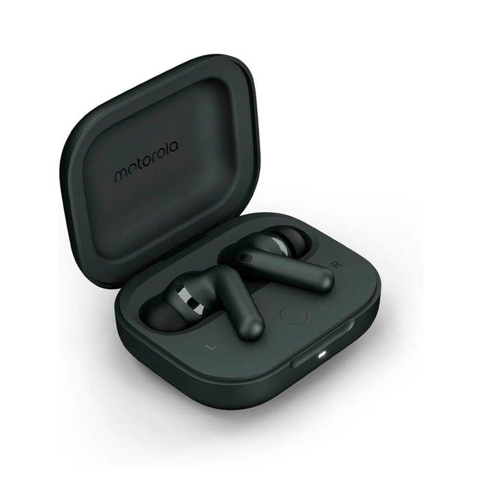 Bluetooth sluchátka Motorola Moto Buds+, šedá (Lesní šedá)