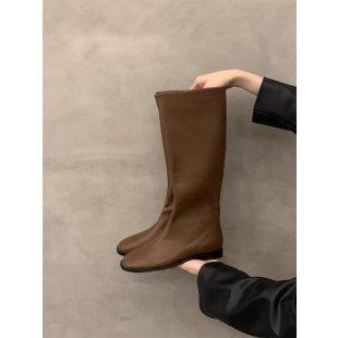 New Knee Thick Heel Thin Leg Cover Knight Women's Boots 2026 Autumn and Winter French Niche Boots Increase Height