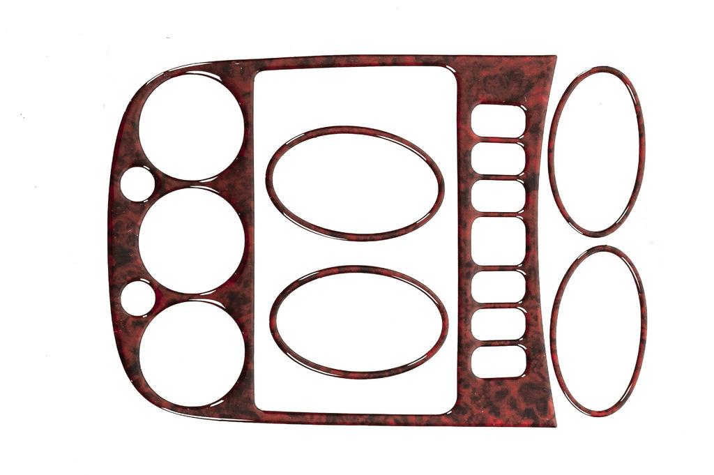 Накладки на панель (2001-2004) Дерево для Mercedes A-сlass W168