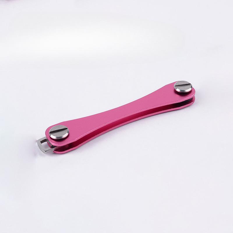 Slimme sleutelhanger Mini-sleutelhanger Compacte sleutel Decoratieve houder Clip Thuisopslag Metalen sleutelclip Aluminium organisator Sleutelhanger buiten