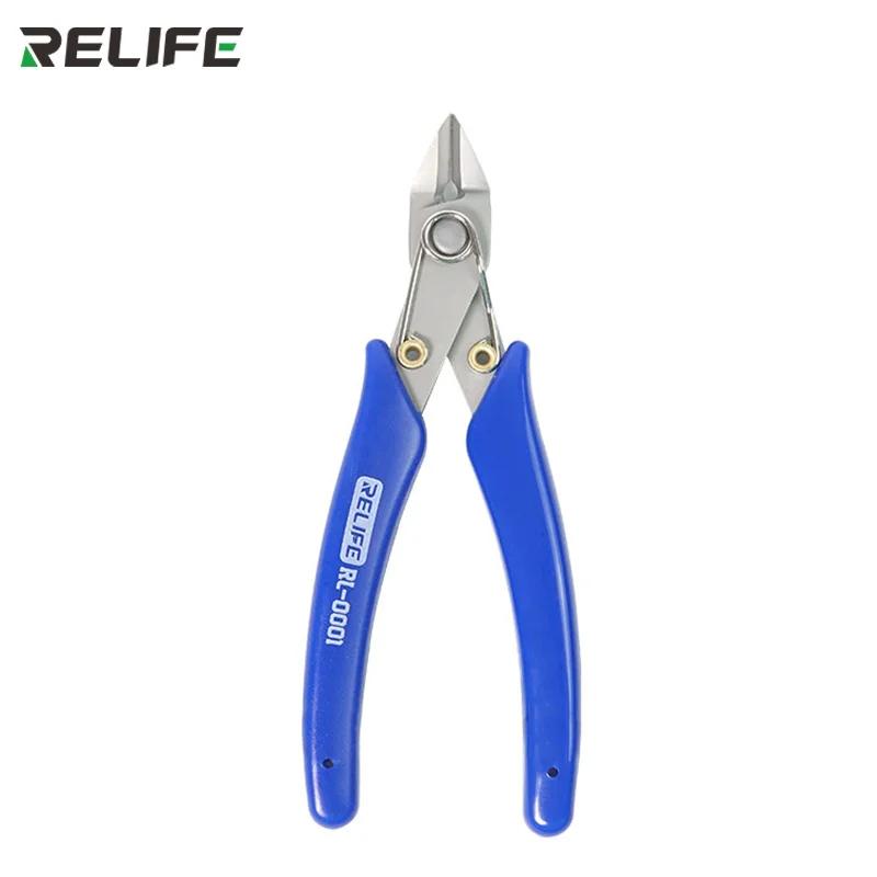 

RELIFE RL-0001 Precision Diagonal Pliers for Mobile Phone Maintenance High Hardness Electronic Repair Cable Cutting Hand Tools