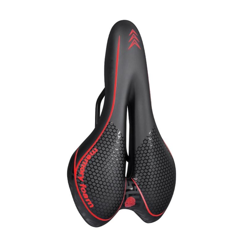 Universals Cycling Seated Cushions Mountain Bike Saddles Durability Bike Saddles for Various Bicycles чёрный/красный