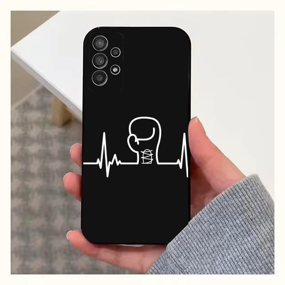 Boxing Gloves Phone Case For Samsung S25,S24,S23,S22,S20,S21,S10,Ultra,Plus,Lite,FE,Soft Silicone Black Cover