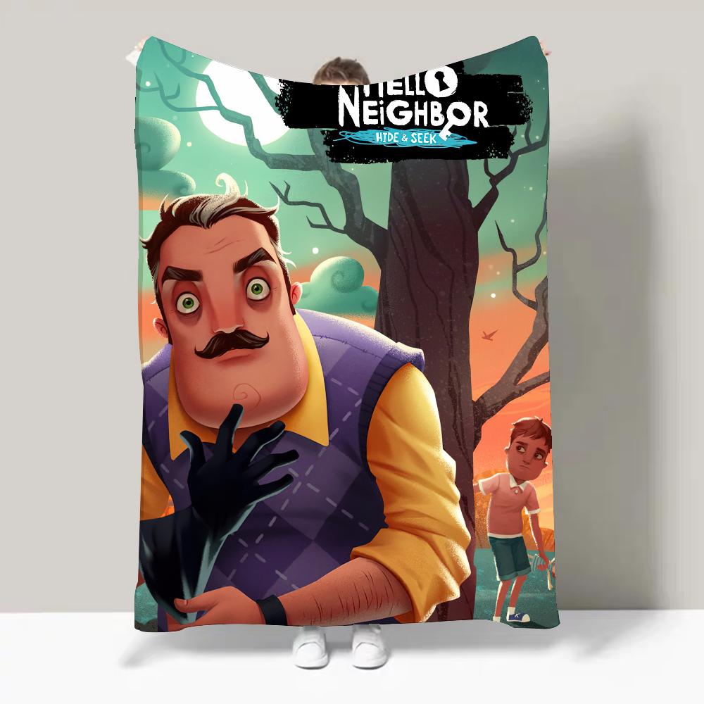 

Game Hello N Neighbor 2 Blanket Design Lightweight For Dorms, Naps, Living Room, Office,Sofa,All Season 75x90cm