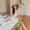 Summer Girl Ice Silk Heart Nightdress With V Neck And Sleeveless Design For Home Wear