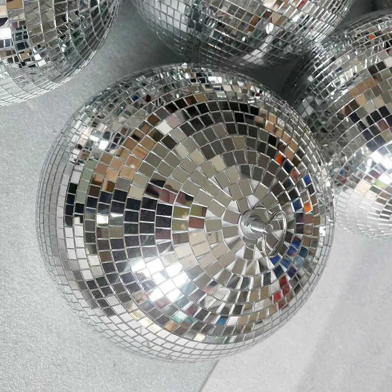 Silver Reflective Disco Ball Ornament for Weddings, Bars, and Events