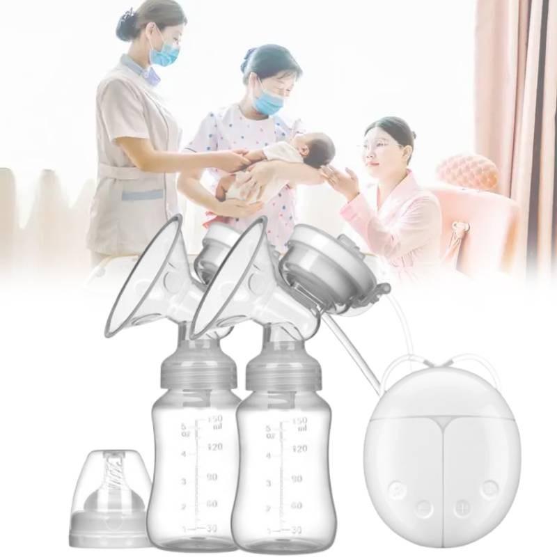 Usb Double Automatic Electric Breast Nipple Suction Pump Mom Milk Extractor Tool