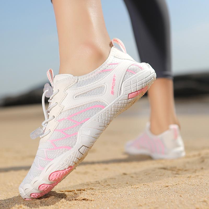 Schnelltrocknende Strandwatschel-Sneaker Atmungsaktive Unisex-Wassersport-Schuhe Rutschfeste Wasserschuhe zum Surfen Tauchen Canyoning