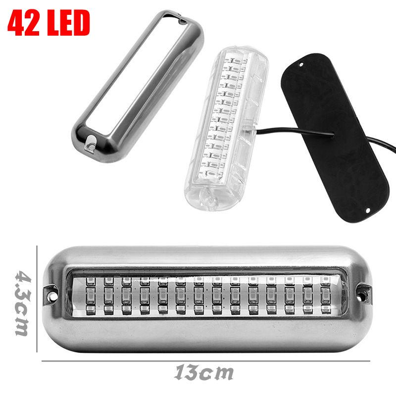 27/42 LED Boat Underwater Lights 10-30V Marine Navigation Light Transom Speedboat Boat Lights For Car RV Ship Yachts Stern