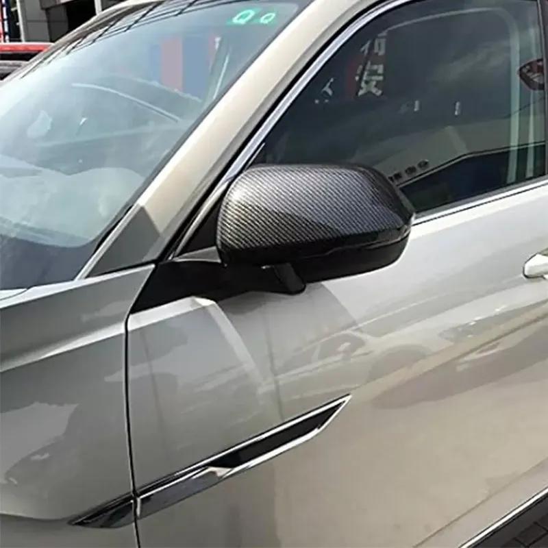 For Volkswagen VW Atlas Teramont 2017 2018      Car Rearview Side Mirror Cover Wing Cap Door Shell Trim