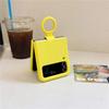 Offical Liquid Silicone Ring Holder Case For Samsung ZFlip 3 4 Folding Soft Candy Color Camera Protective Shockproof Cover Funda