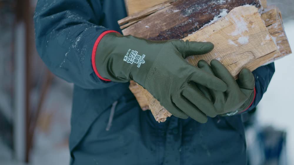 Showa Glove 282 Temless Kaltes Wetter Olive Größe 1 Paar Nein. Handschuhe, Grün, L,