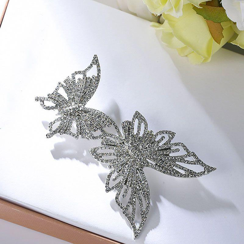 Gift Austrian Rhinestone Jewelry Scarf Pin Pin Brooch Butterfly