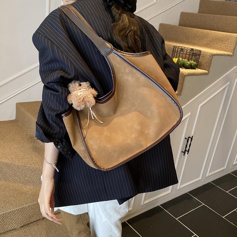 Exquisite Versatile Leather Single Shoulder Portable Large Capacity Fashion Temperament Foreign Premium 2025 Autumn Women's Tote Bag