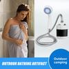 Batteriebetriebene Dusche Elektrische Tragbare Dusche Tragbare Dusche ABS Elektrisch Batteriebetrieben Campingdusche Pumpe für Außenanwendung