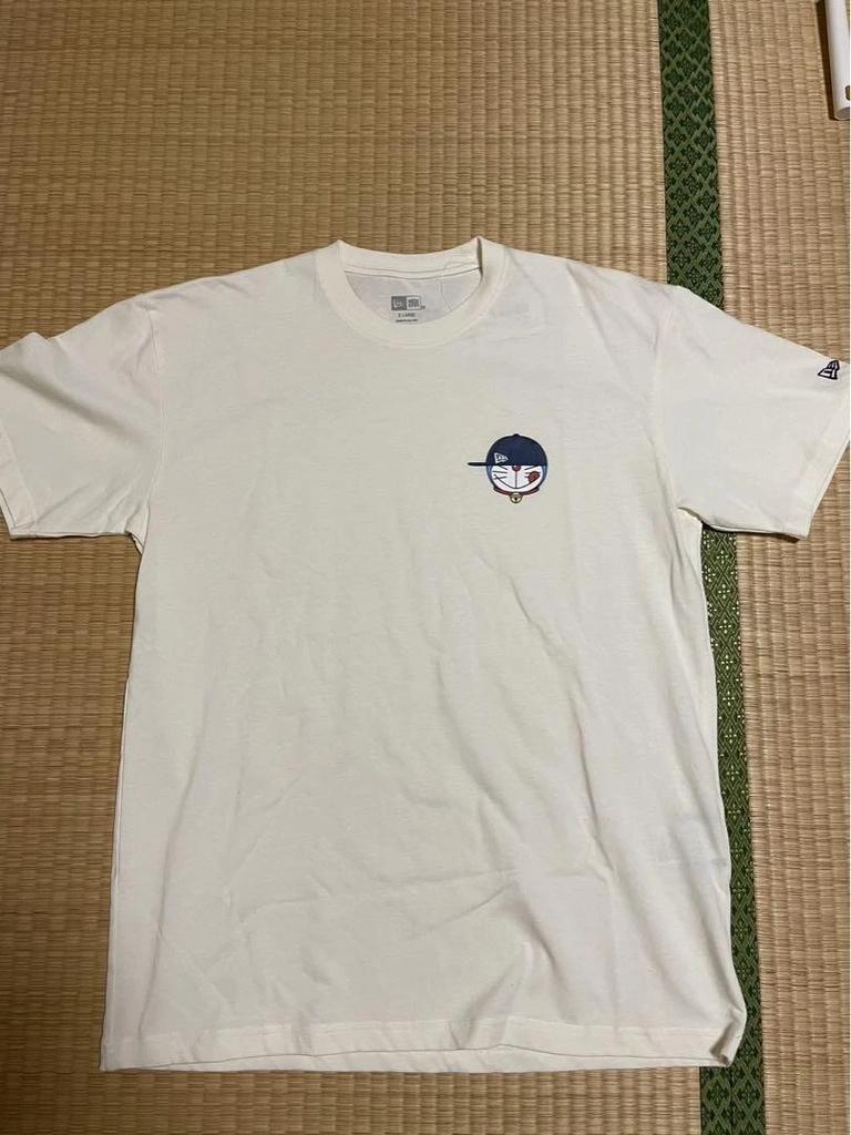 New Era short-sleeved T-shirt, Doraemon collaboration, NEW ERA one point