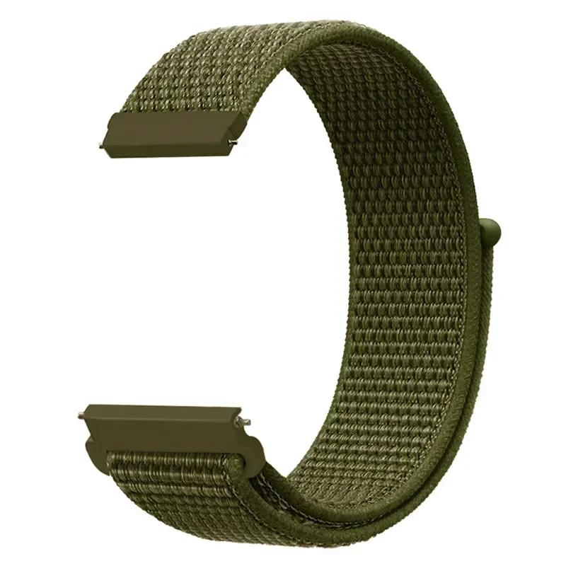 20mm 22mm Nylon Loop For Garmin Venu 3 2/SQ SQ2/Vivoactive 6 5 4 3 Watchband For Garmin Forerunner 745 965 255 245 645 55 158