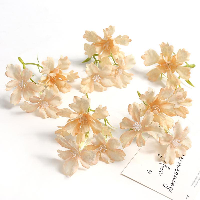 10/20Pcs Artificial Plant 10cm Simulation Flower Home Decoration Outdoor Garden Wedding Decor DIY Wreath Gift Box Accessories