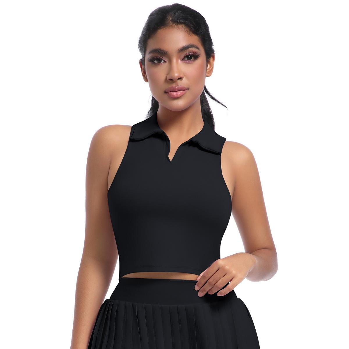 Повседневный жилет с лацканами для бега — фото 4