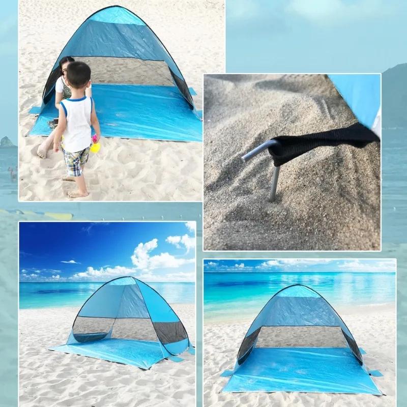 Quick Set Up.pop Up Beach Tent Portable Sun Shade Shelter Outdoor Camping Fishing Canopy,camping Accessories,sturdy Construction
