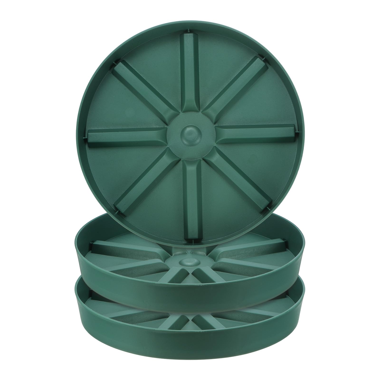 

M METERXITY 3 шт. Горшок для растений, толстостенные пластиковые поддоны для растений с толстыми корнями, подносы для полива цветов, поддоны, 10-дюймовые поддоны, антикоррозийные, для помещений/улицы