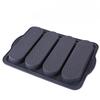 Hamburger Bun Mold Non-Stick Food Grade Silicone Bread Loaf Pan Baguette Pan French Bread Baking Forms Burger Buns Sandwich Tray