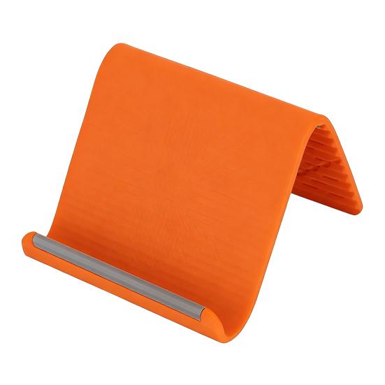 

Mobile Phone Holder 360-Degree Flexible Silicone Stand Foldable Anti-Slip Phone Tablet Laptop Holder for Travel Office Desk Bed Use 1pc A оранжевый