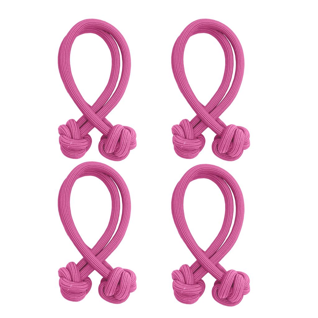 4pcs Knotted Hair Tie High Elasticity Hair Rope Bands Solid Color Hair Ring Durable Ponytail Holder Hair Accessories For Women