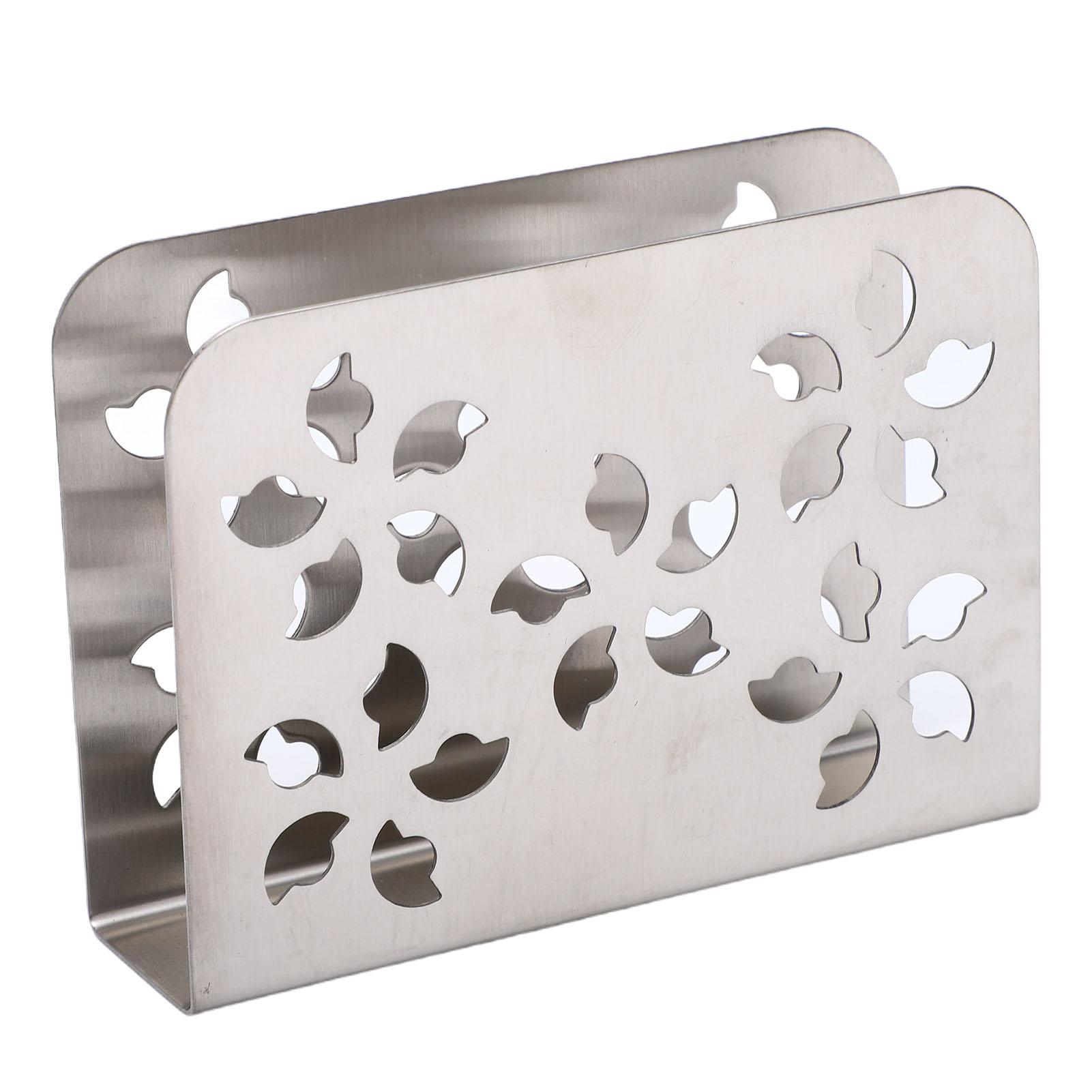 

Napkin Holder for Table Stainless Steel Standing Napkin Dispenser Storage for Dining Room Decor
