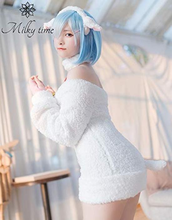 Life in Another Rem Cosplay Halloween Sheep Wolf and Seven Little Goats Little [milky time] ReZERO -Starting World- ReZero (Rem, Goat)