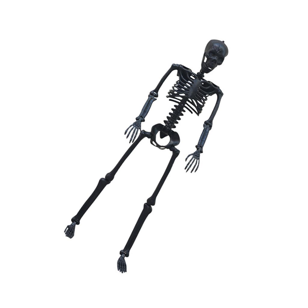 Movable Halloweens Skeleton Decors Natural Looking Bone Posable Joints Sturdy Plastic Indoor Outdoors Decoration