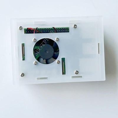 Raspberry Pi 5 Acrylgehäuse mit Lüfter- und Kühlkörperkompatibilität