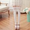 Women Girl Winter Over Knee Leg Warmer Soft Cotton Lace Socks Leggin
