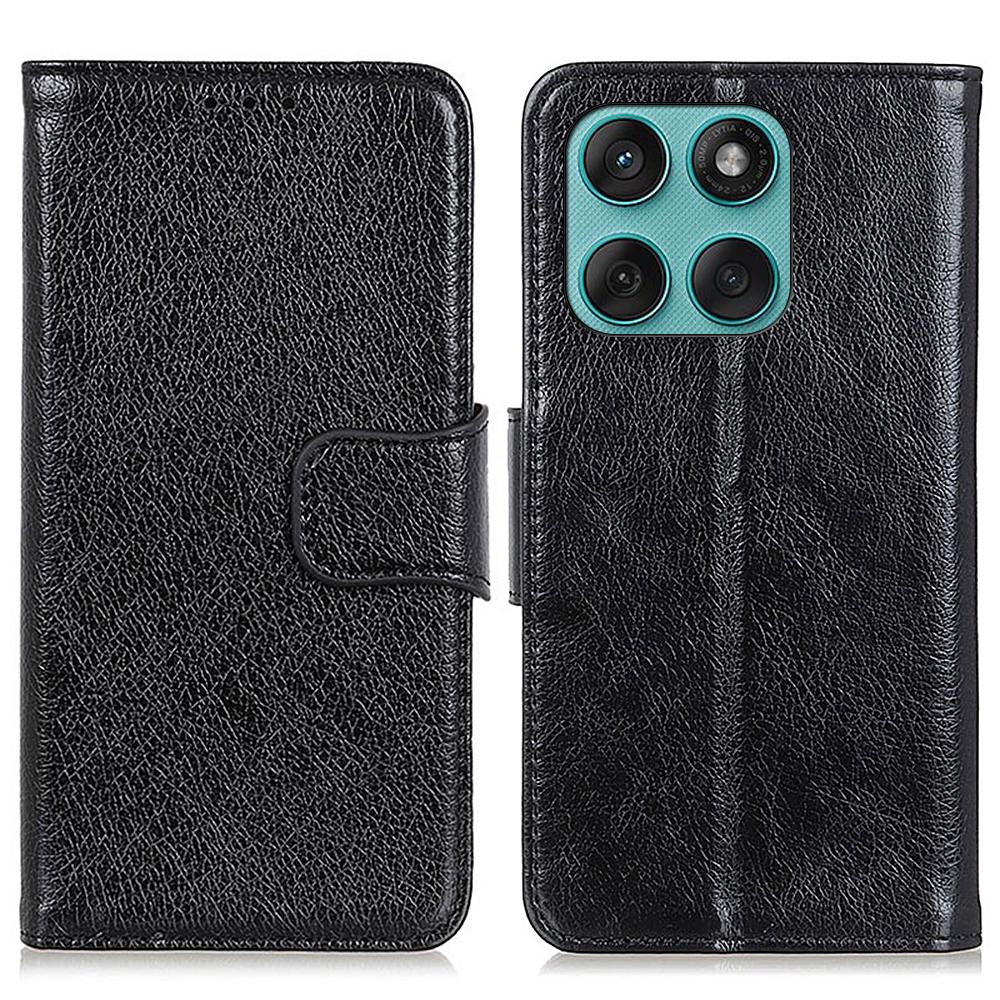 For Motorola Edge 60 5G/60 Fusion 5G Case Nappa Texture Split Leather Wallet Phone Cover