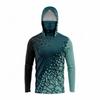 MALFC Fishing Apparel Men Hood Fishing Shirt Long Sleeve Fishing T Shirt Uv Protection