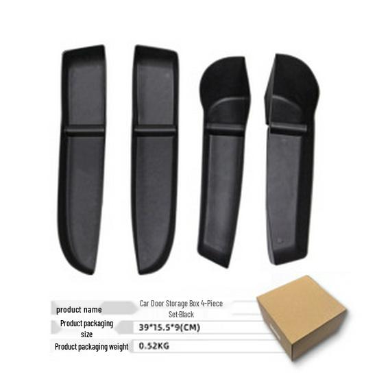 Tesla Model 3 Highland 4-Piece TPE Waterproof Door Storage Box Set
