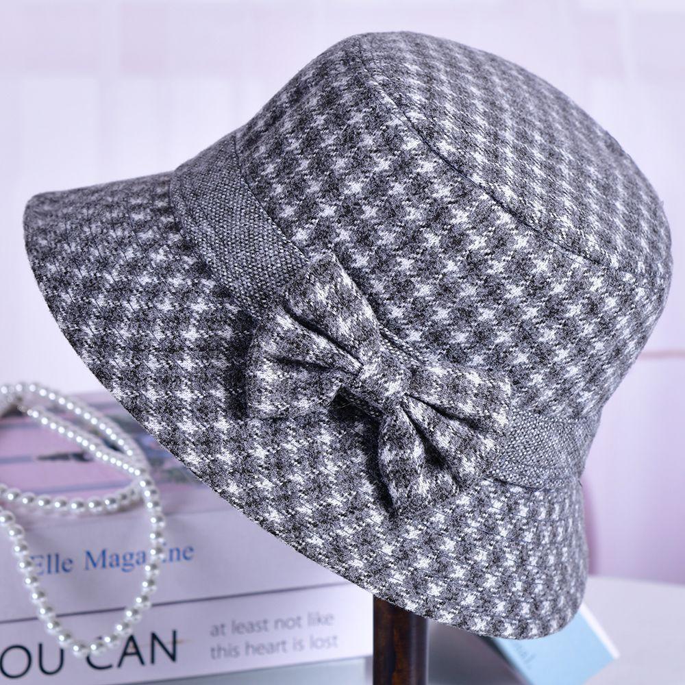 Classic Wool Beret For Middleaged Women With Warmth And Windproof Features For Autumn And Winter Wear