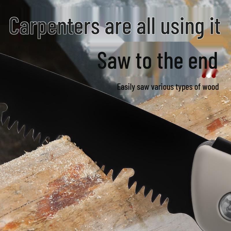 Folding Hand Saw for Outdoor and Indoor Use: Garden, Tree Branch Trimming, Woodworking, and Water Pipe Cutting