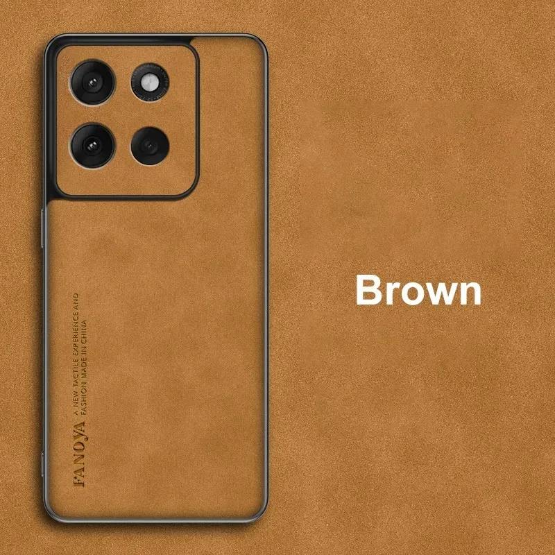 Per Motorola Moto G86 Power Custodia Lussuosa in Ecopelle PU Per Motorola G86 Cover Posteriore in Silicone Antiurto Protezione Completa