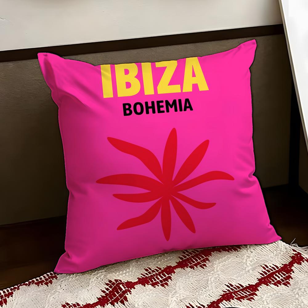 Travel Vacation Series Cushion Cover Reversible Soft Durable Pillow Cover Home Car MultiScene Use for Daily Comfort