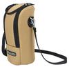 Camera Lens Pouch Shockproof Dustproof Waterproof Nylon Large DSLR Camera Lens Case with Shoulder Strap for Outdoor
